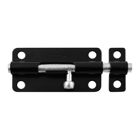 National Hardware National Hardware 4 in. L Black Steel Barrel Bolt 1 pk N151-621